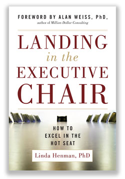 Landing In The Executive Chair Cover Image